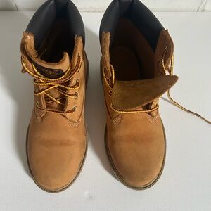 Timbarland Leather Lace-Up Boots